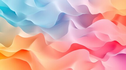 Obraz premium Abstract Pastel Wave Background.