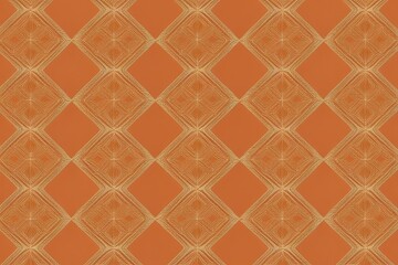 Orange and Gold Geometric Diamond Pattern, Abstract, Decorative, Luxury, Vintage, Antique, Art Deco, Background, Texture, Design