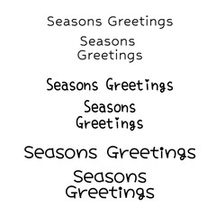 寒中見舞いのイラスト素材シリーズ