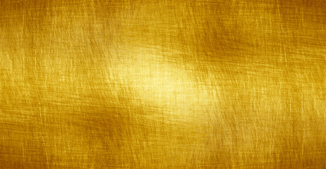 Shiny yellow leaf gold foil texture