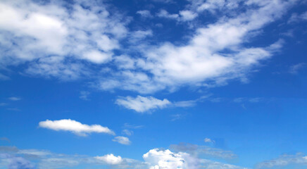 The vast blue sky