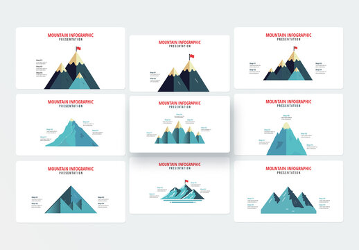 Mountain Infographic Presentation Template