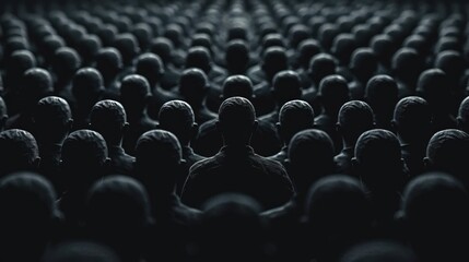 Obraz premium Symbolizing customer prediction and forecasting leads in a black-themed visual