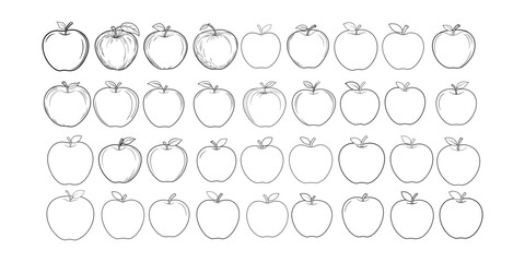 Printable Outline Apple Coloring Page for Kids: A Perfect Educational Activity to Teach Colors and Fruits in a Fun Way.