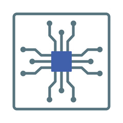 Circuit Board Technology Icon
