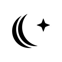 Fototapeta premium Crescent Moon icon