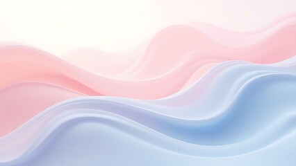 Fototapeta premium pastel waves pink peach blue fluid texture