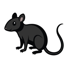 Obraz premium The art of graphic made the little mouse show fantastic.