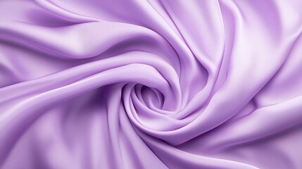 Obraz premium Swirling Lavender Fabric Draped in Soft Folds