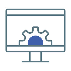 Digital Network Hub Icon