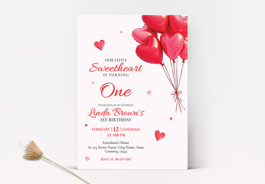 Birthday Party Invitation Card