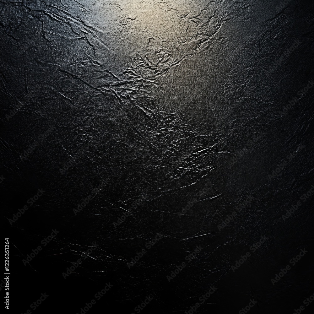 Poster dark textured background with light highlight.