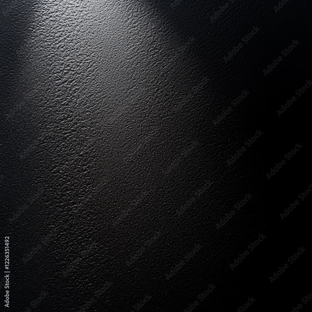 Poster dark textured surface illuminated by a spotlight, creating a dramatic light and shadow effect.