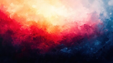 Naklejka premium Abstract gradient of red white and blue with soft brush strokes and dreamy lighting
