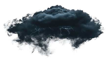 PNG Black storm clouds lightning thunderstorm atmospheric.