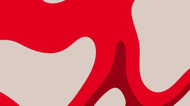 Monochromatic red background abstract liquid