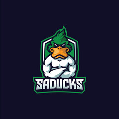 Duck Mascot Logo