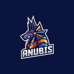 Anubis Mascot Logo Template