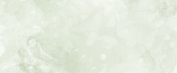 Vector soft green watercolor texture background