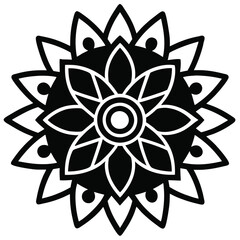 abstract flower vector illustration