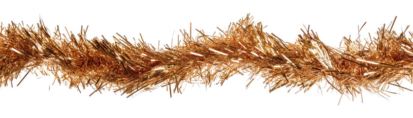 Obraz premium Natural fiber rope with a rustic brown texture. transparent background