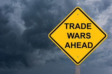 Trade Wars Warning Sign