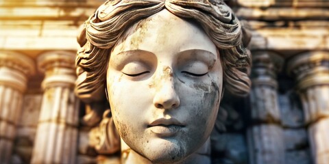 modern antiquity marble statue