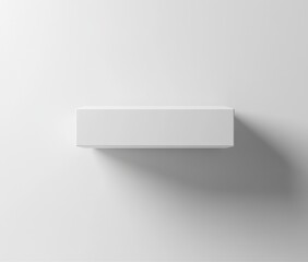 Blank white rectangular box on a white background.