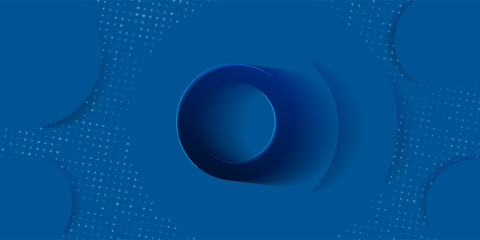 Blue gradient abstract background with soft smooth shiny