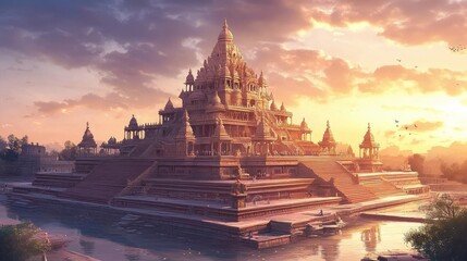 Sacred Temple for Sri Rama: A Place of Prayer and Reverence for Lord Rama