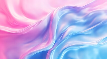 Fototapeta premium Abstract Pink and Blue Liquid Swirls Design