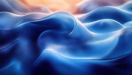 Obraz premium Futuristic Abstract Background with Neon Lights and Smooth Curves