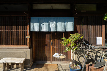 古民家カフェの入り口