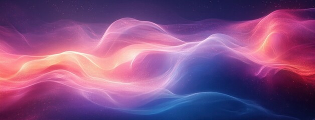 Obraz premium Vibrant Purple and Blue Abstract Gradient Background with Luminous Light Effects