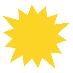 bursting shape speech bubbles set. starburst and sunburst cartoon with different color isolated on white background