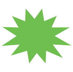 bursting shape speech bubbles set. starburst and sunburst cartoon with different color isolated on white background