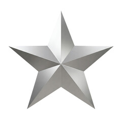 Obraz premium 3d star on transparent background PNG file 