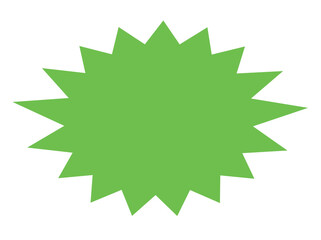 bursting shape speech bubbles set. starburst and sunburst cartoon with different color isolated on white background