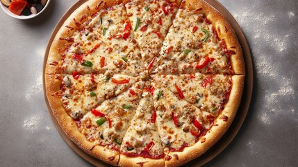 Delicious Pepperoni Pizza with Melted Cheese