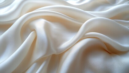 Obraz premium Silk Fabric Background Flowing Smooth Texture Elegant Design