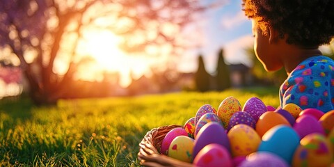 modern african american kid easter egg roll for 2025 holiday