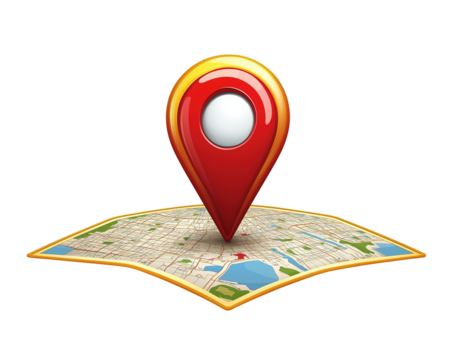 Red Map Pin Icon Location Pointer