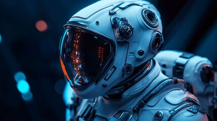 Astronaut's Visor: A Glimpse into the Cosmos