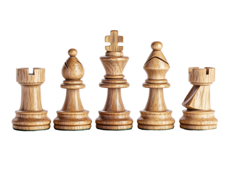 Wooden Chess Pieces