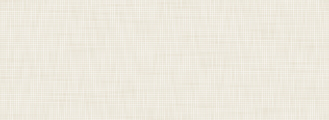 Beige linen seamless texture. Light neutral canvas repeating background. Weave sackcloth fabric material wallpaper. Rough hessian textile. Rustic woven burlap surface. Vector organic cotton backdrop