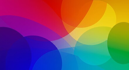 Obraz premium Vibrant Color Abstract: An eye-catching abstract composition, blending a spectrum of bold and vibrant colors. creating a dynamic and modern visual experience.