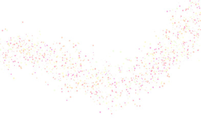 Stars particles glittering on transparent background