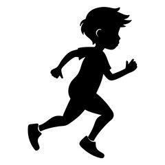 BOY RUNNING Vinyl Decal, High Quality Detailed Wall Vinyl Silhouette, Wall Decal 25