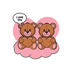 ): A-vector-cartoon-illustration-of-two-custody