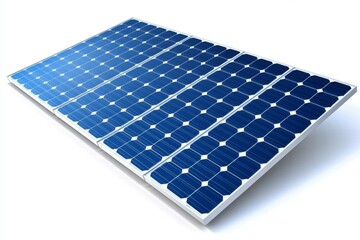 High efficiency Solar Panel on a white background